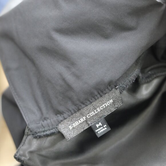 Trendy Black Satin Corset Top Lace-Up Detail Party Perfect - Picture 4 of 6